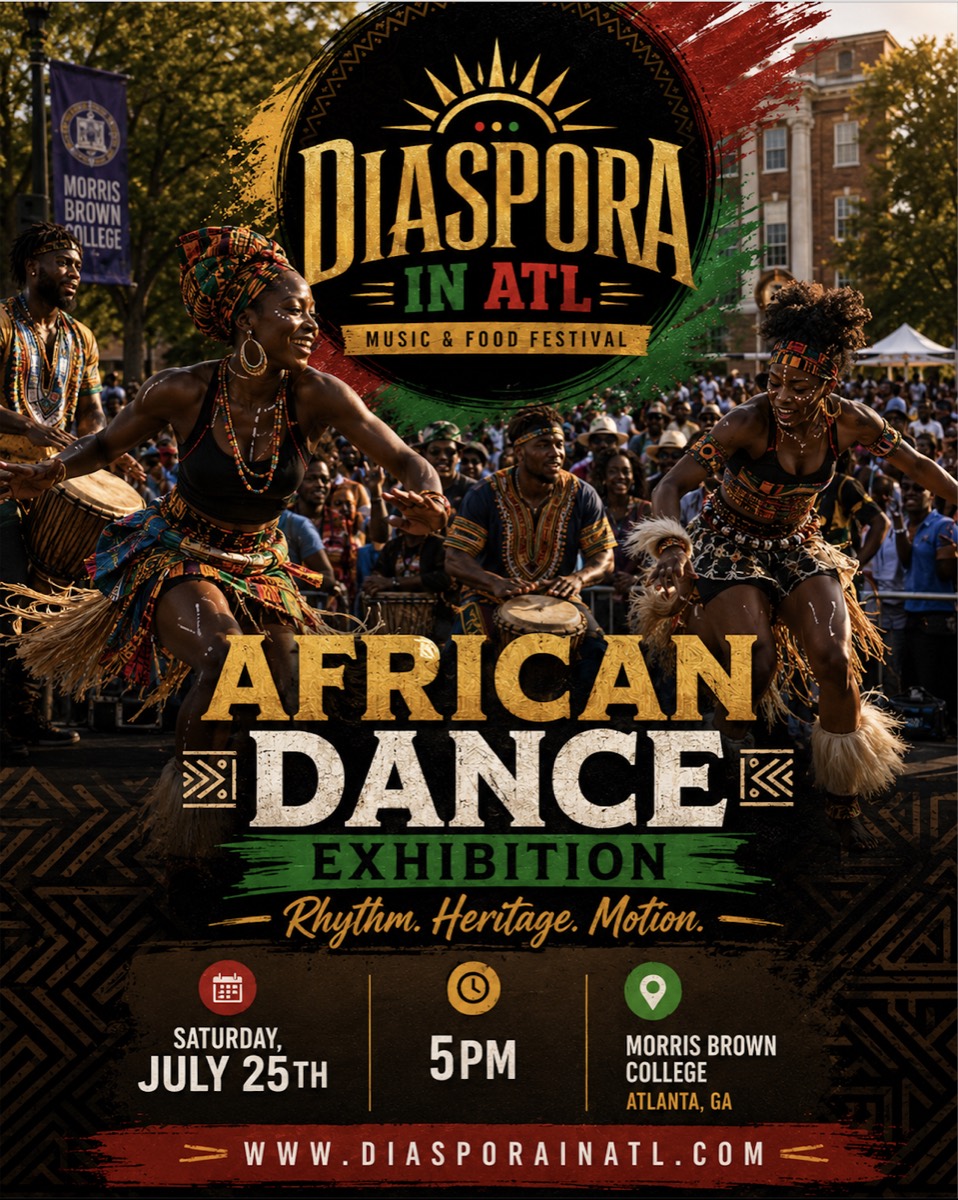 African Dance at Diaspora in ATL